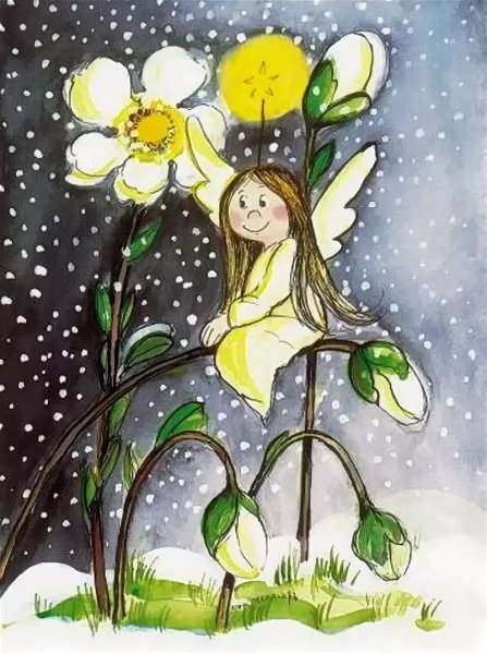 Весенний пейзаж для дошкольников