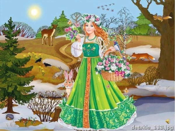 Весенние рисунки