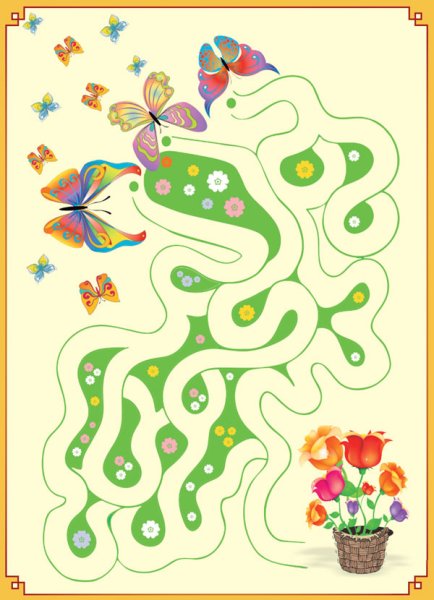 Игра Лабиринт насекомые