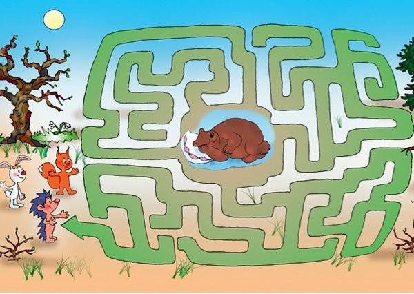 Игра Лесная тропинка Лабиринт