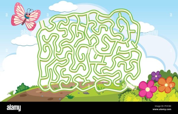 Лабиринты лето для детей