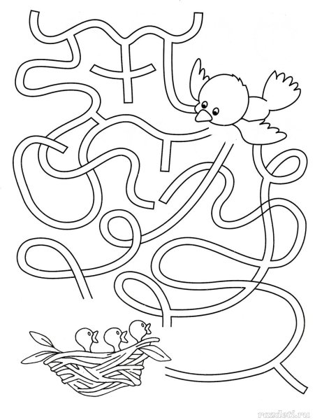 Лабиринт для подготовительной группы