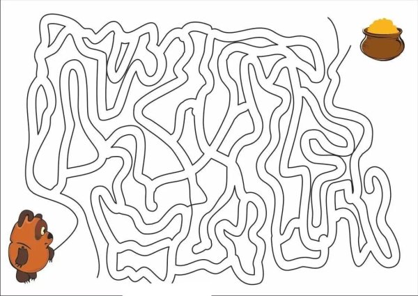 Лабиринты для детей 5 лет