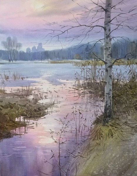 Илья Горгоц акварели