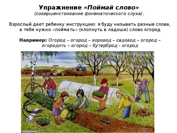 Дети сажают деревья