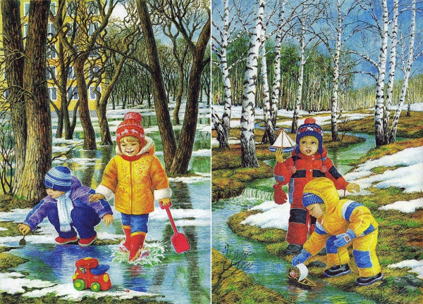 Весна для детей