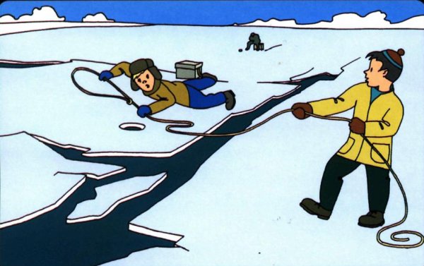 Безопасность на водоемах зимой