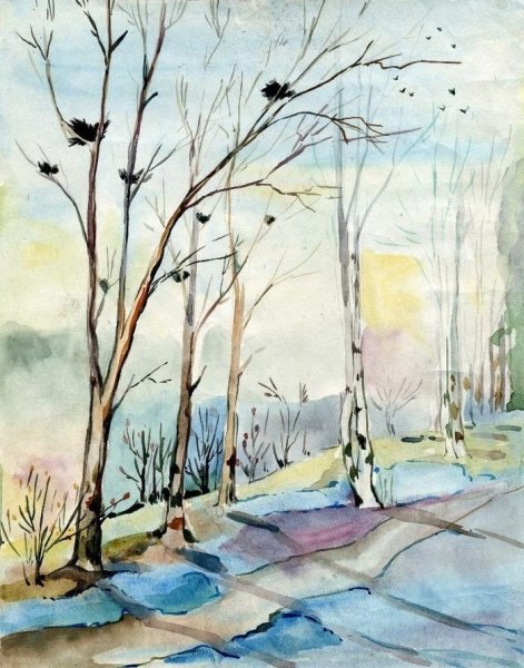 Рисунок на тему Весна
