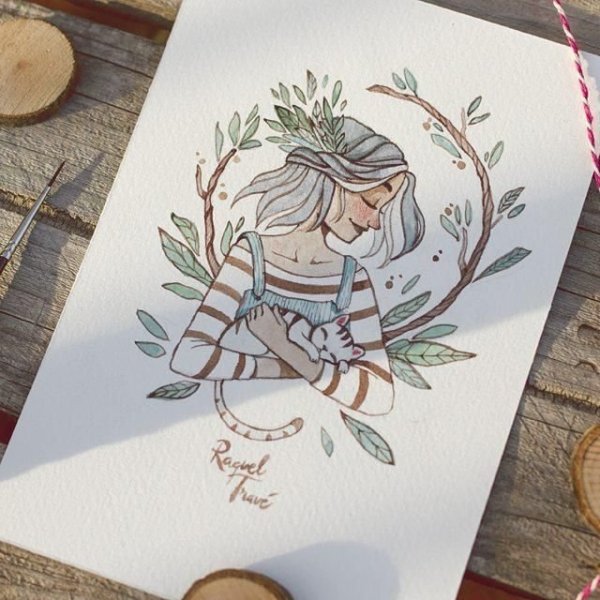 Уютные скетчи