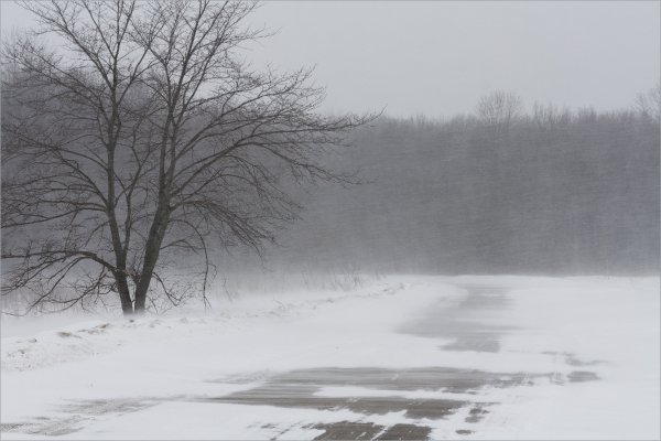 Мартовское утро морозное