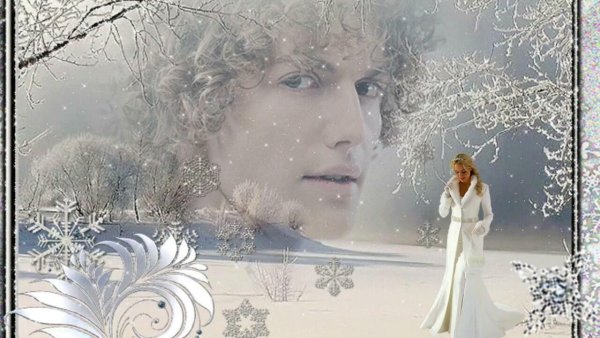 Сальваторе Адамо падает снег