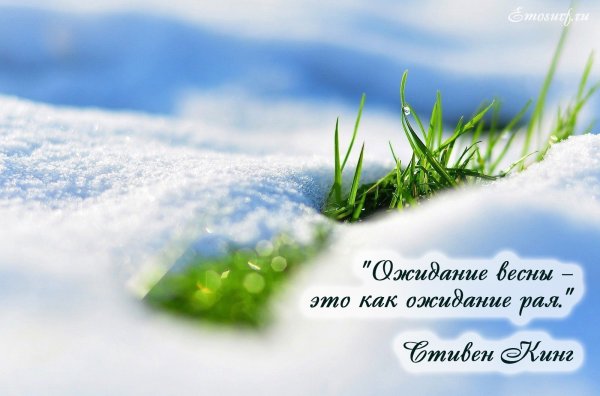 Высказывание о весенней природе