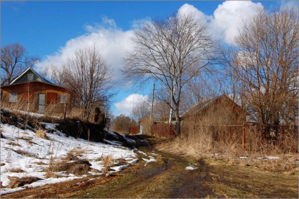 Весна в деревне