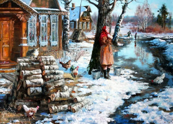 Владимир Жданов художник ранняя Весна