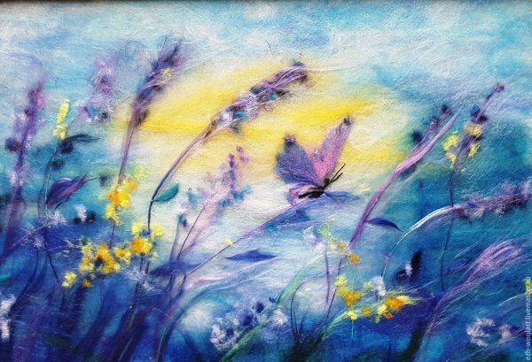 Буянкина Екатерина шерстяная акварель