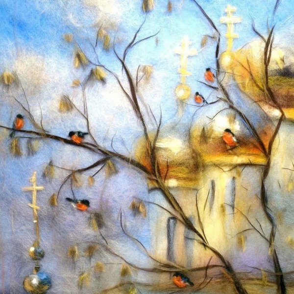 Евдокия Короткова шерстяные картины