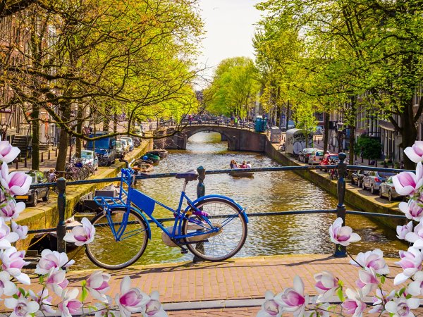 Амстердам город в Нидерландах парк Тиволи