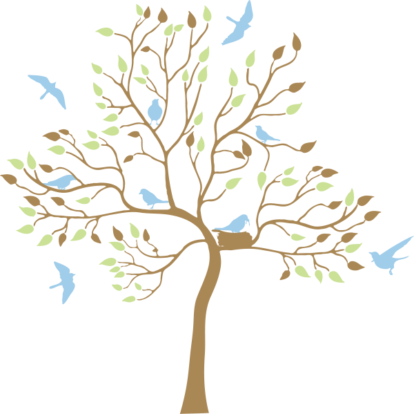 Весеннее дерево для детей