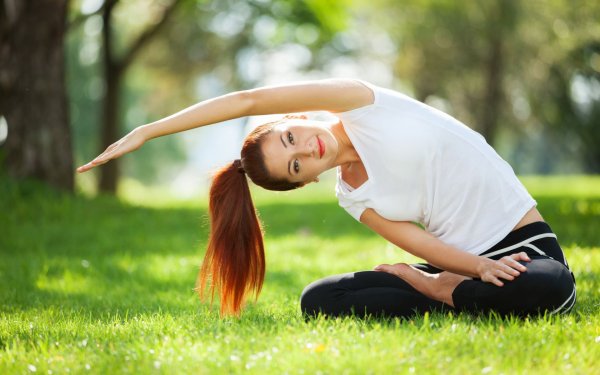 Йога медитация природа