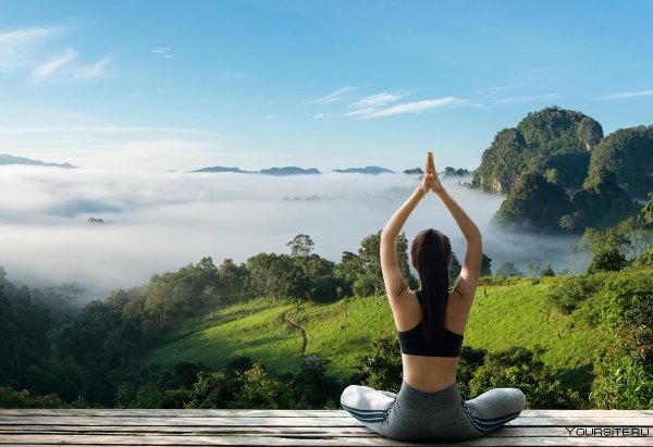 Идеальные асаны в иллюстрации Элины Гордеевой