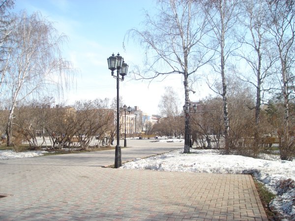 Весна в городе Тюмень