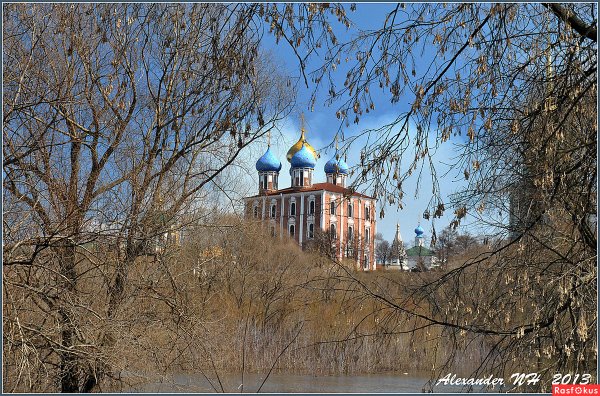 Город Рязань весной
