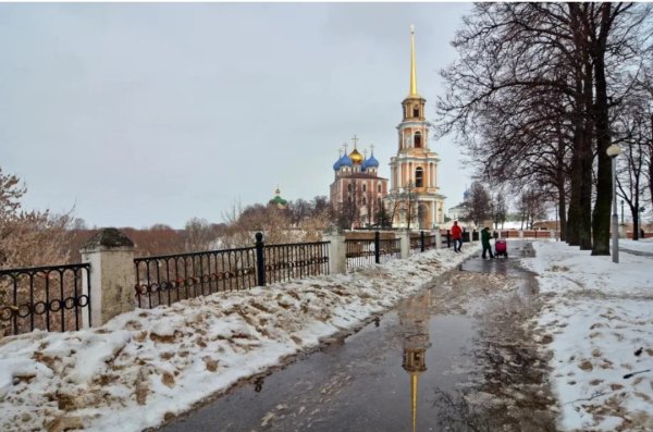 Рязанский Кремль весной