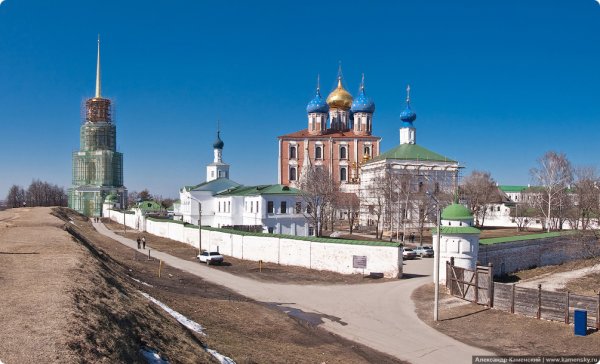 Рязань Кремль Весна