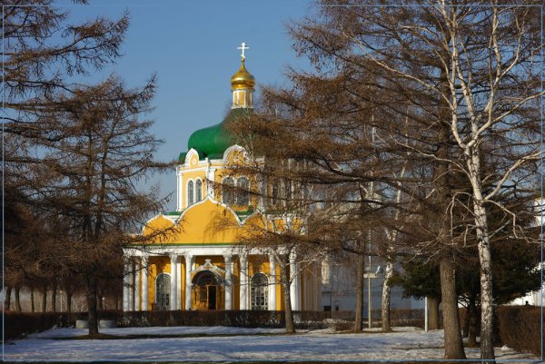 Разлив реки Оки Рязань Кремль