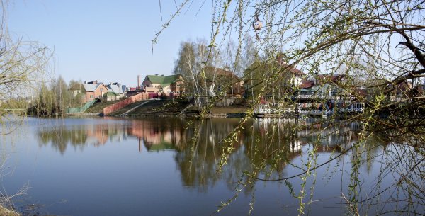 Разлив реки Оки Рязань Кремль
