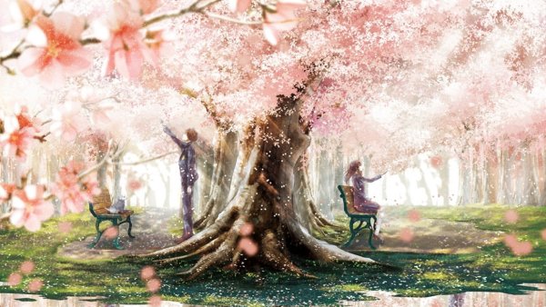 Аниме пейзаж