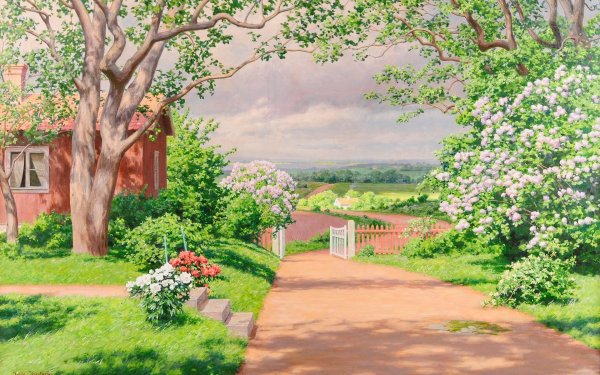 Художник Johan Krouthen (1858-1932)