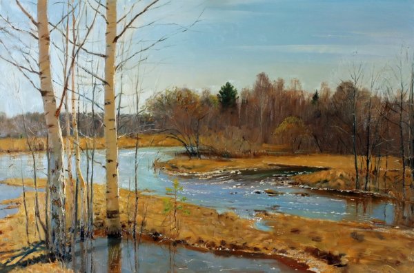 Олег Молчанов весенние пейзажи