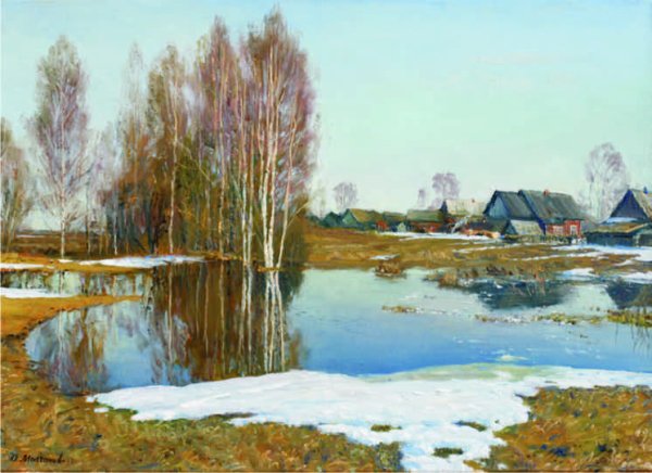 Олег Молчанов весенние пейзажи