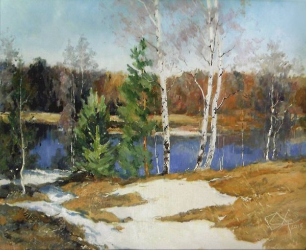 «Весенний разлив». Автор: Копняк Валерий Андреевич.