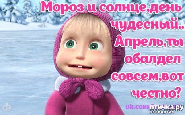 Поговорка про весну смешные