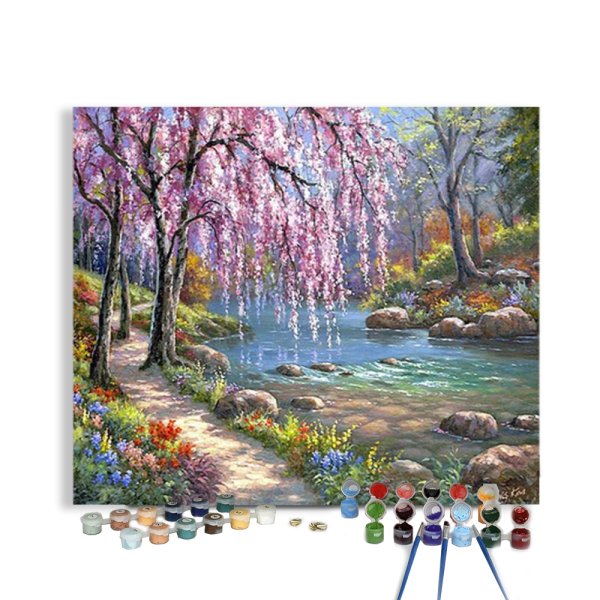Сакура алмазная алмазная картина