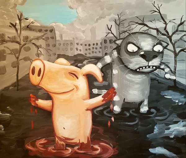 Вася Ложкин свиньи