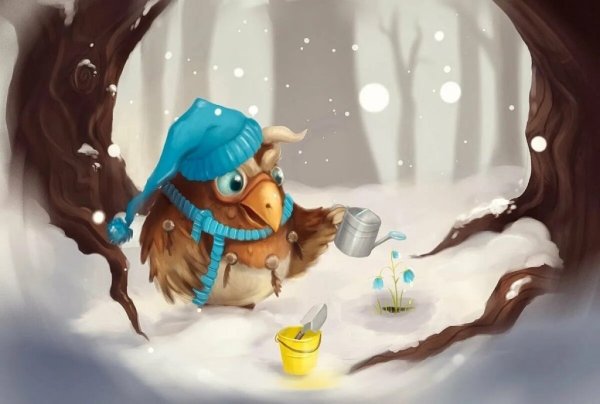 Снег скоро растает