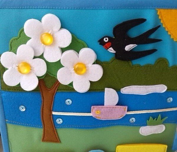 Фетровое панно для детского сада