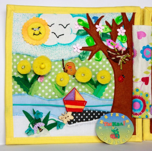 Книжка из фетра Весна