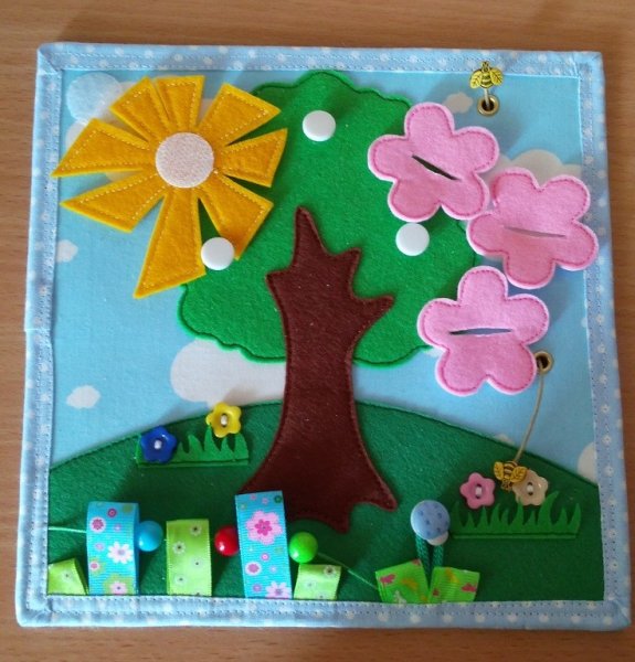 Дидактическое панно из фетра