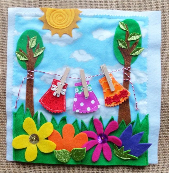 Летняя аппликация