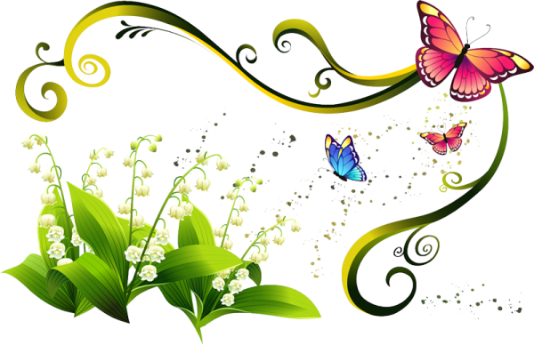 Весенние цветы вектор