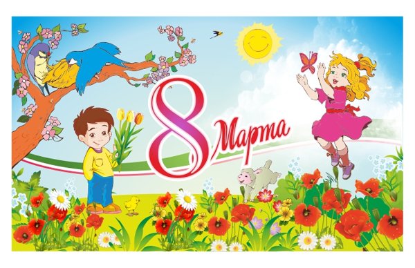 Весеннее украшение зала в детском саду