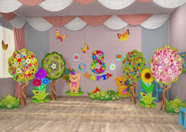 Фон Весна для детей