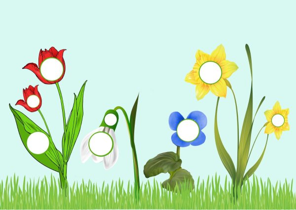 Весенние цветы для детей