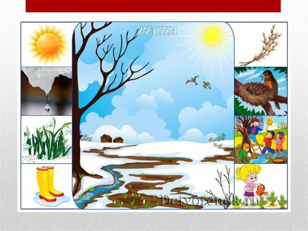 Весенняя Полянка с ручейком