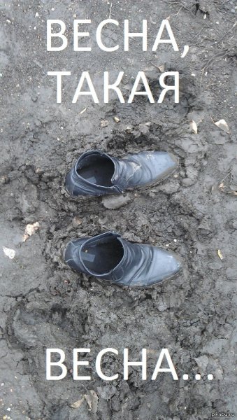 Весна грязь прикол