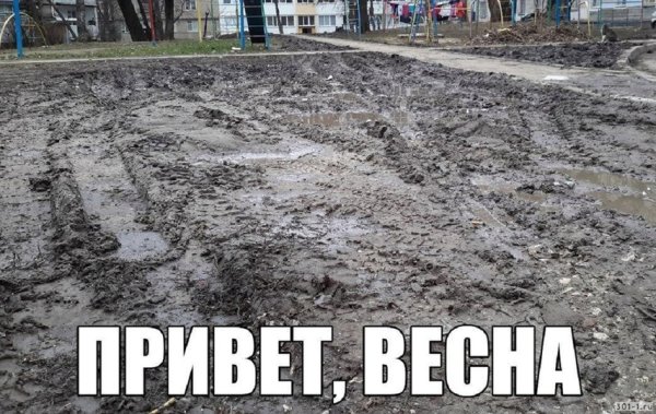 Весна пришла грязь